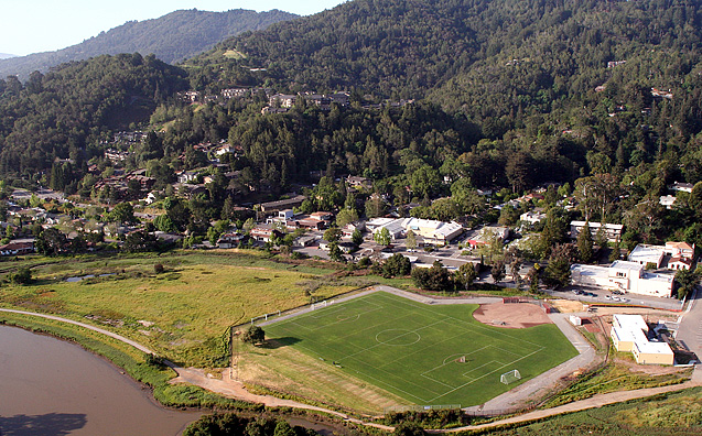 COM sports fields aerial