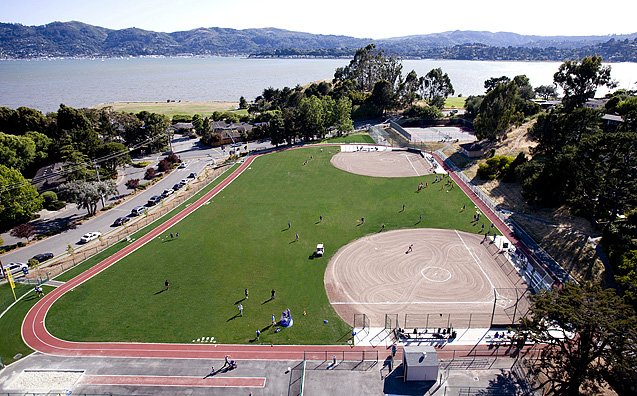 Mill Valley Bayfront aerial