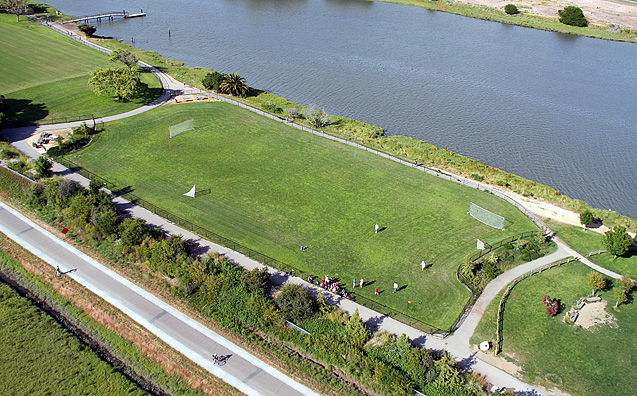 Mill Valley Bayfront aerial